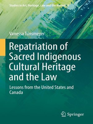 cover image of Repatriation of Sacred Indigenous Cultural Heritage and the Law